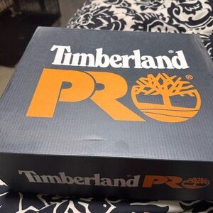 Timberland Navy Box with Orange PR Logo